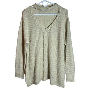 Epiphany Boutique Collar Knit Sweater, Large